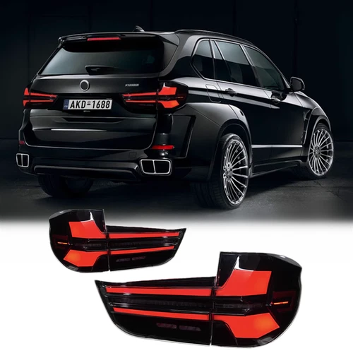 2X HeadLights For BMW X5 F15 2014-2018 LED Car Tail Lamps Daytime Running Light - Foto 5 di 17