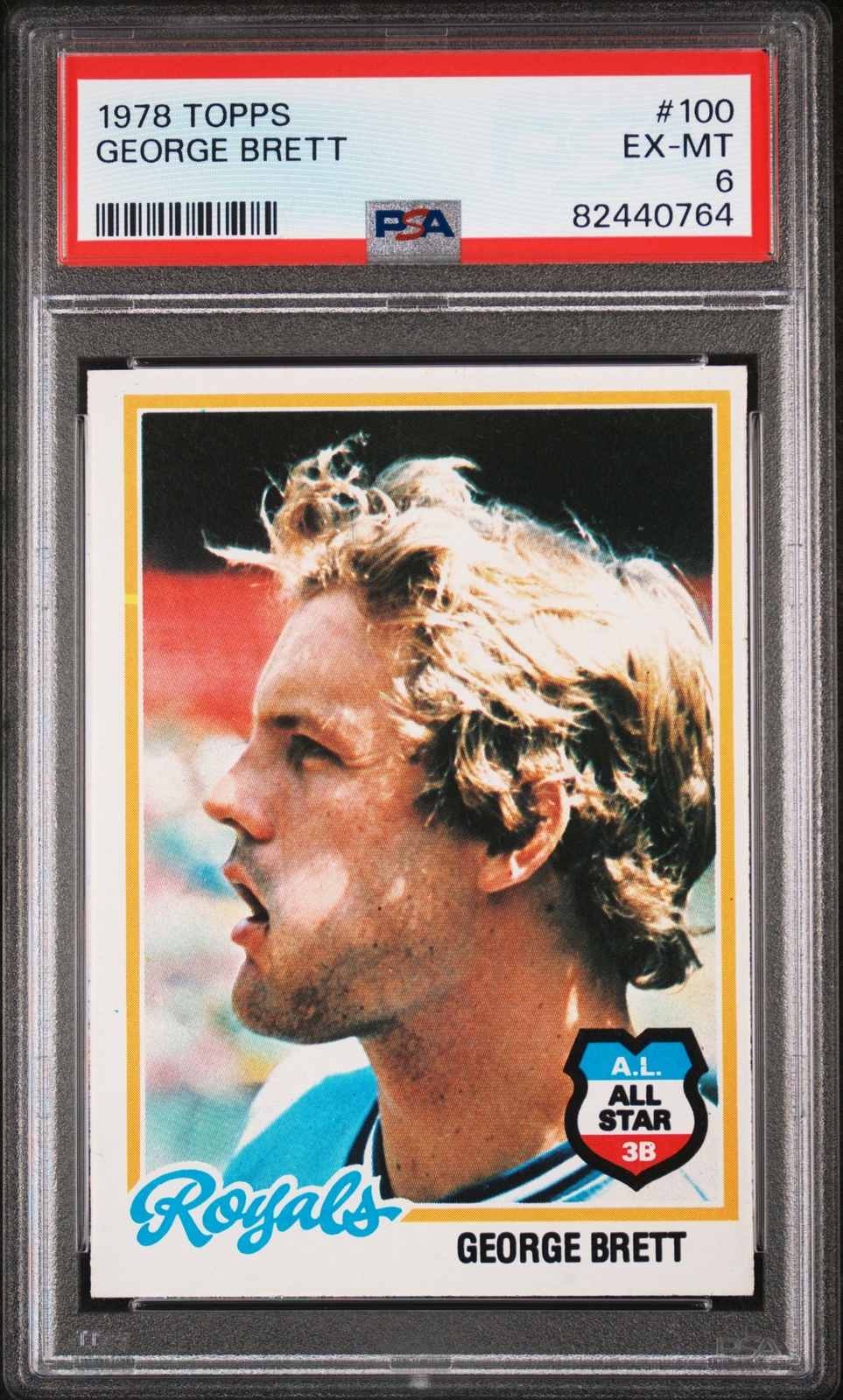 1978 TOPPS #100 GEORGE BRETT PSA 6