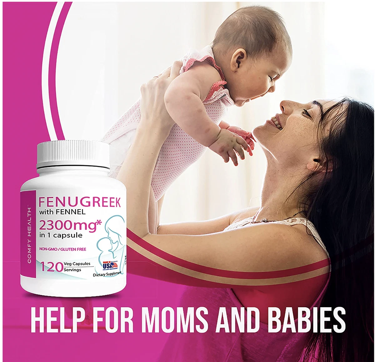 Increase Milk Supply Breastfeeding Support Lactation Supplements
