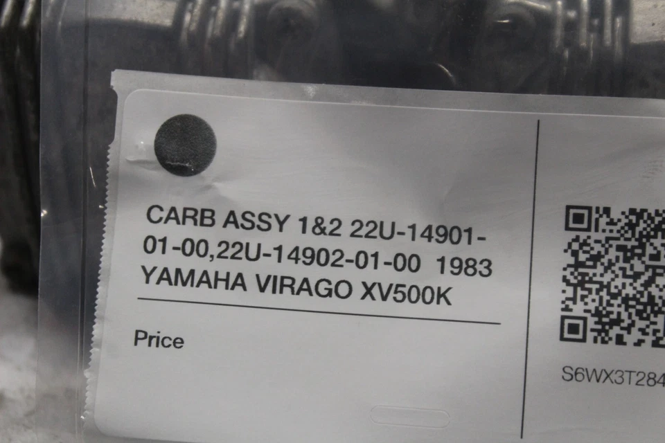 CARB ASSY 1&2 22U-14901-01-00, 22U-14902-01-00 1983 YAMAHA VIRAGO XV500K Foto 2 de 4