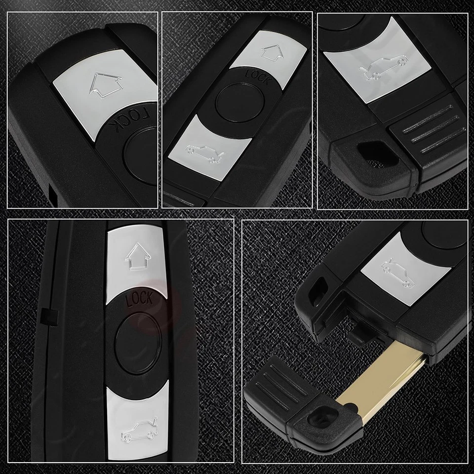 2 Remote Car Key Fob for BMW 328i 335i 2006 2007 2008 2009 2010 2011 3 Buttons - Image 2 of 4