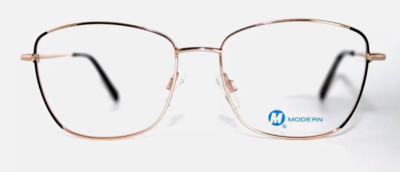MODERN OPTICAL DAYLIGHT BLACK/GOLD EYEGLASSES SUNGLASSES FRAME 54-16-135