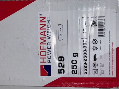 Hofmann Power Weight Schlaggewichte Blei LKW Inhalt 10 pro Packung 250g