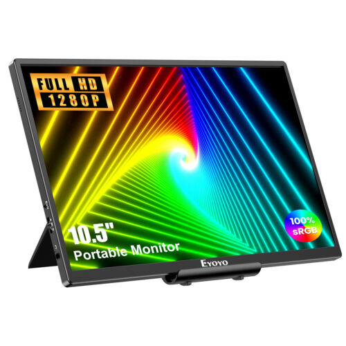 Eyoyo Portable 10.5inch HDMI Monitor 1920*1280P HD Display IPS Screen For Laptop