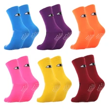 6 pairs Men's Breathable  sports crew socks outdoor anti-slip  bicycle socks