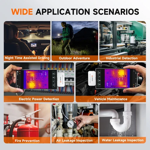 Thermal Imaging Camera IR Resolution 256X192 25Hz Frame Rate Android USB-Type-C - Picture 13 of 19