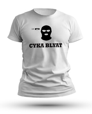 CS:GO Funny Gaming T-shirt Cyka Blyat Counter Strike