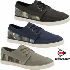 Mens Lace Up Casual Canvas Espadrilles Plimsolls Gym Trainers Pumps Deck Shoes