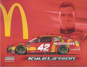 kyle larson mcdonalds hat