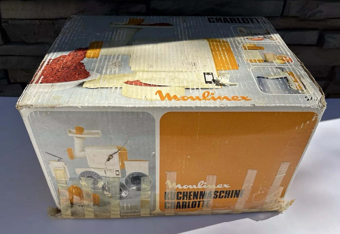 Moulinex 254 Vintage Meat Grinder Salad Maker Juicer Complete W/ Box