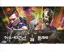Will Ospreay Bushi Signed 11x14 Photo BAS COA New Japan Pro Wrestling Autograph