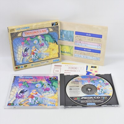 Dragons Lair Boxed Sega Mega CD 0125 MCD
