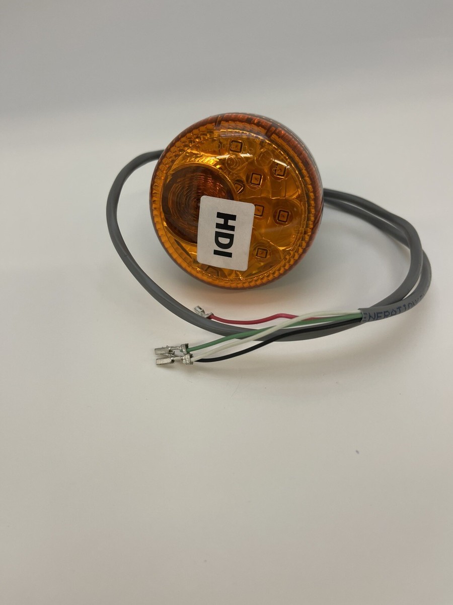 ヘイホー　9点 Harley Sportster OEM HDI LED Turn Signal Assembly Rear Black Amber