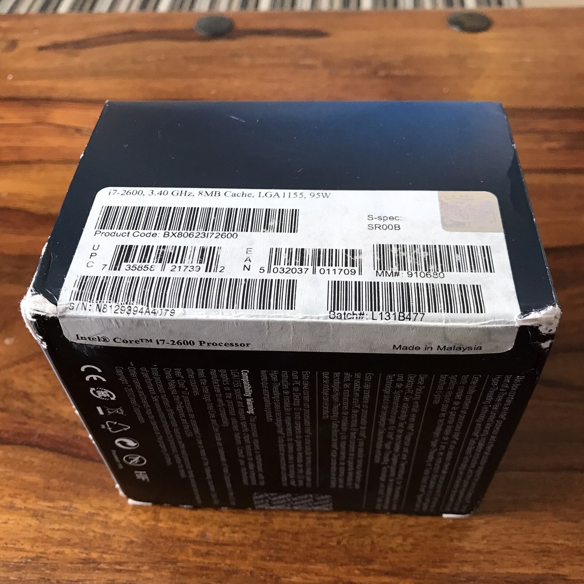 Corei7 2600 4個セット Amazon.com: Intel I7-2600K 3.4 Ghz Processor BX80623I72600K
