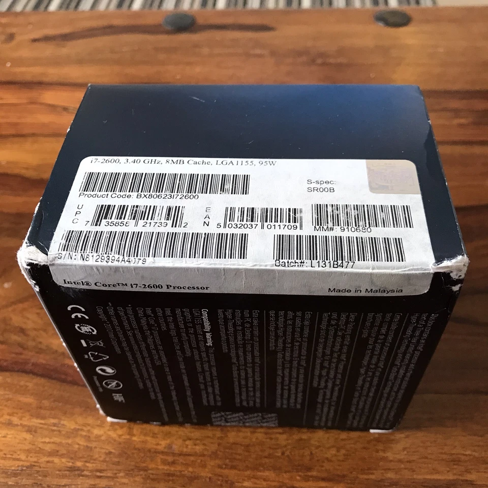 Intel i7-2600 3.4 GHz Quad-Core Processor - Image 2 of 4