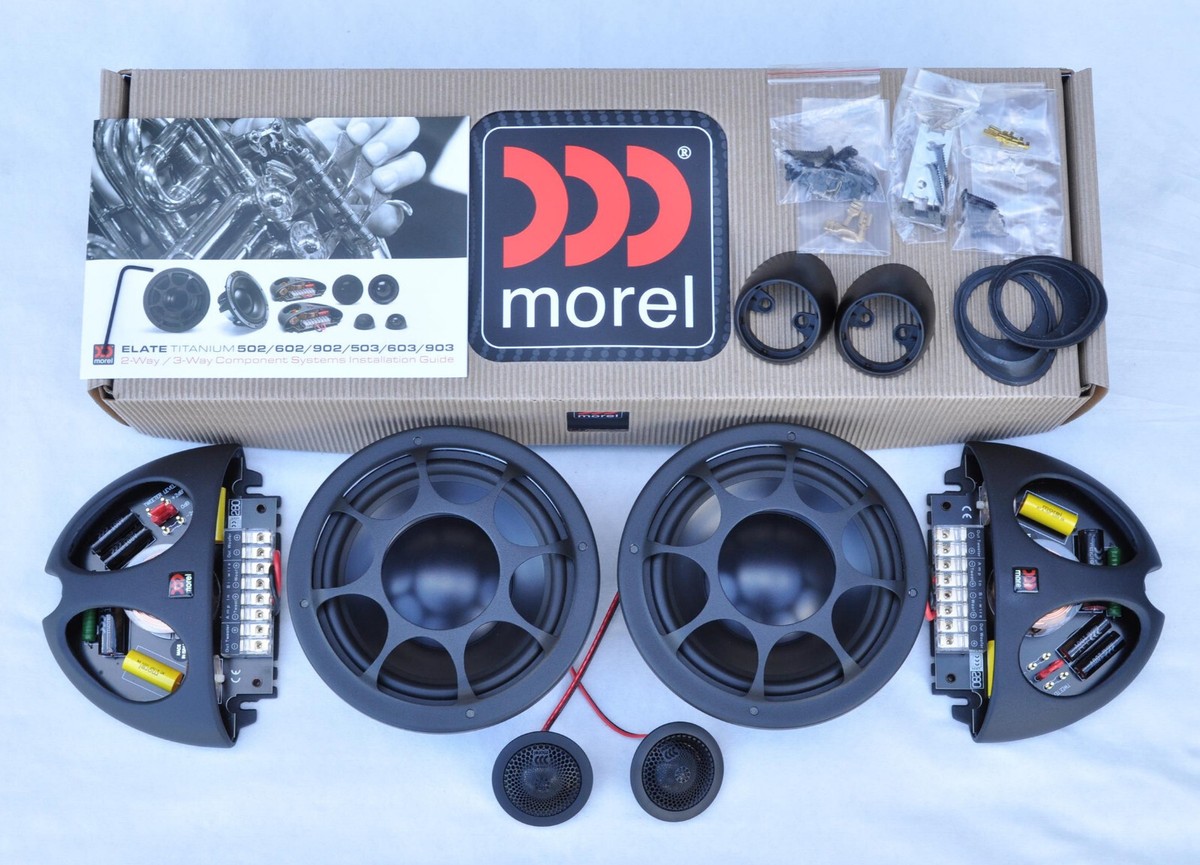 MOREL ELATE Ti 602 HIGH-END 2-WAY COMPONENT KIT 6.5