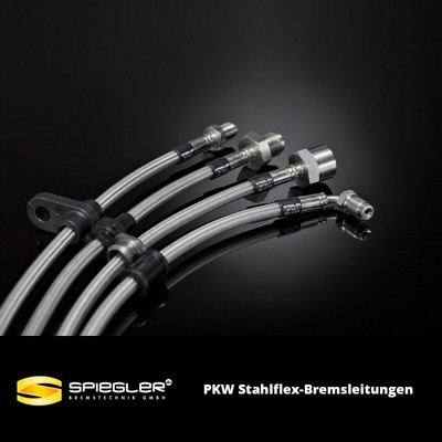 SPIEGLER PKW Stahlflex-Bremsleitung für Mercedes-Benz, SLR R199, 5.4 722 Edition