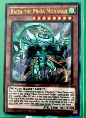 Raiza The Mega Monarch 1st Edition 2020 Collectible Yu-Gi-Oh! Card | eBay