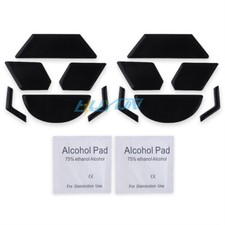 2 sets of new black rounded curved mouse feet for Logitech G900 mouse