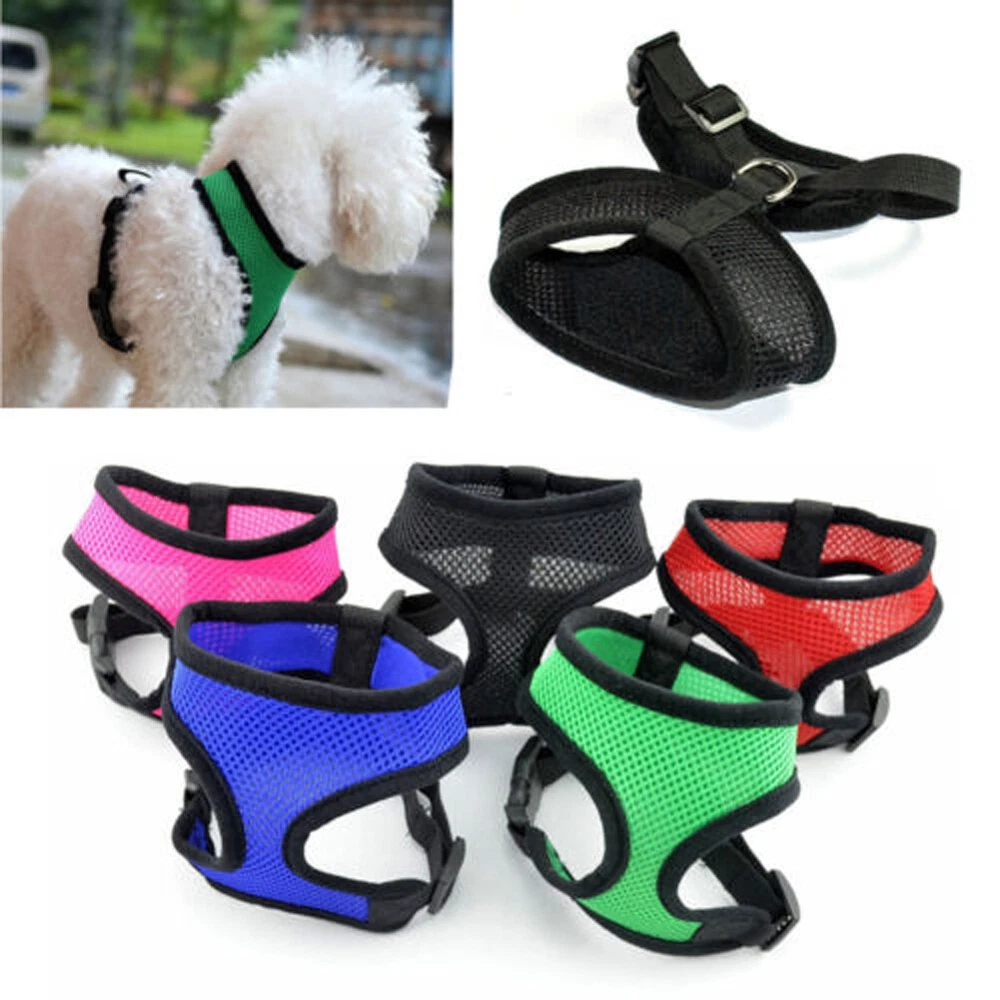 Dog Harness Puppy Adjustable Safety Mesh Vest Chest Straps Pet Outdoor Supplies~