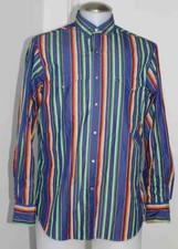 POLO RALPH LAUREN CLASSIC VINTAGE WESTERN PEARL SNAP COWBOY SHIRT MEN SZ MED
