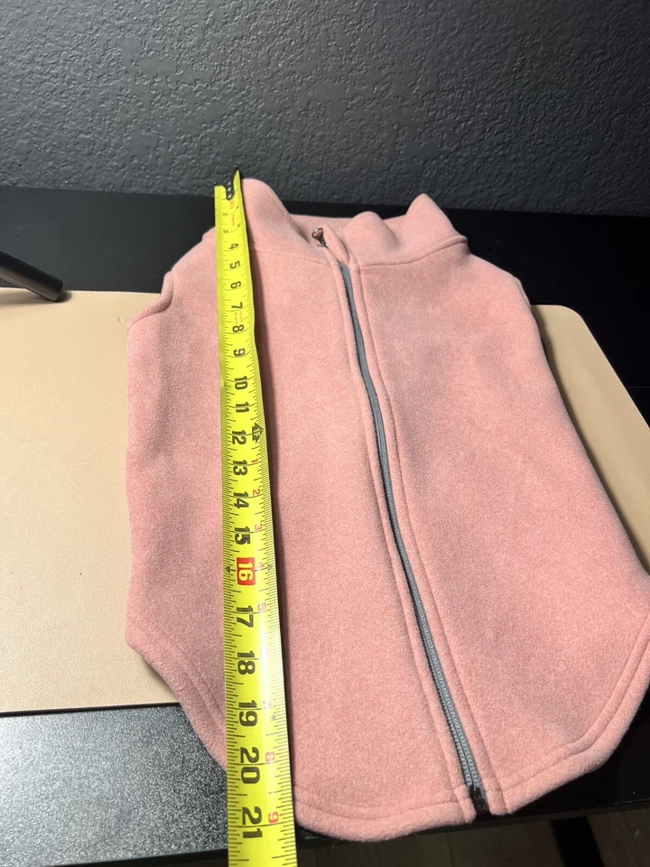 Gooby Microfiber Stretch Fleece Vest Dog Sweater Color Salmon 2X-Large Pullover - Image 2 of 4