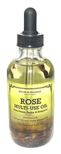 Rose Multi-use oil 4 fl.oz enriched with Almond oil & Avocado oil