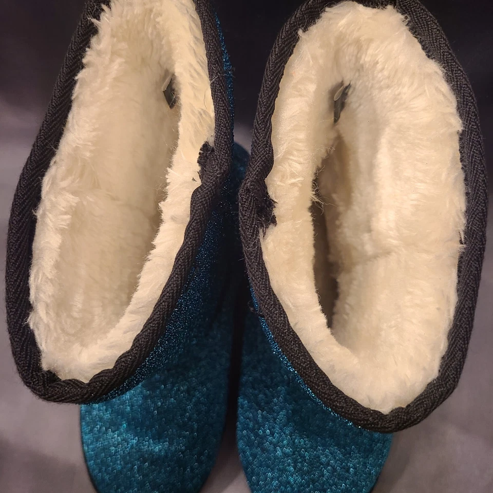 Dawgs Boots Womans Size 8 Blue Sparkle White Microfiber Lined Comfortable Girls - Image 3 of 4