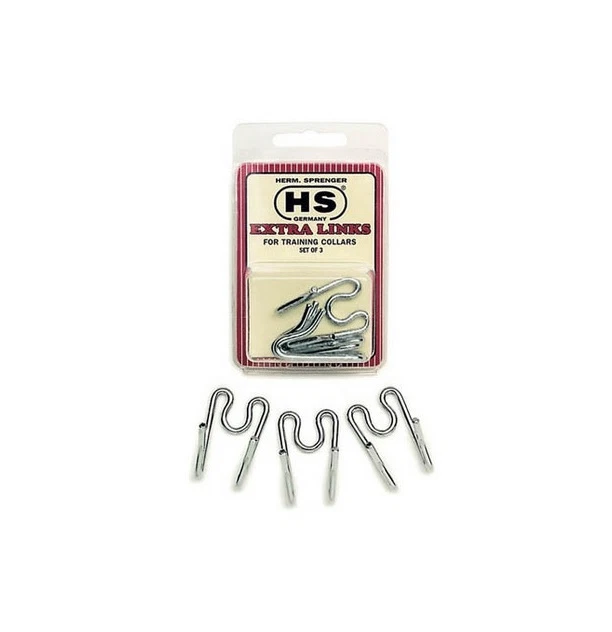 HERM SPRENGER 3 Links for Dogs - S - M - L - XL - High quality - secure rings