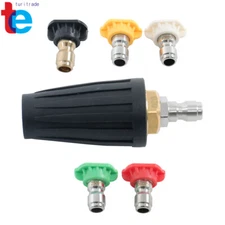 3600PSI Pressure Washer Turbo Nozzle Tool 1/4 Quick 360° Rotating Spray Turbo