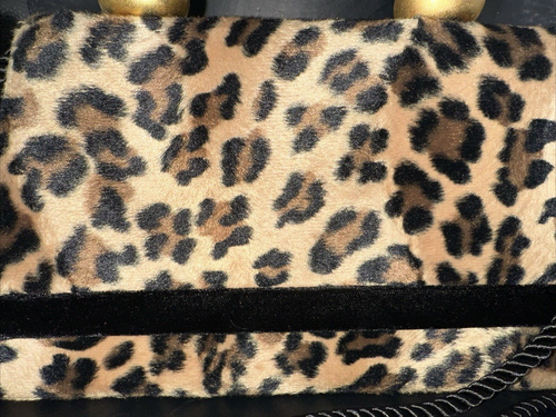 BORSA VINTAGE JOSE COTEL PARIS IN PELLICCIA DI LEOPARDO SUPER CARINA! - Foto 2 di 10