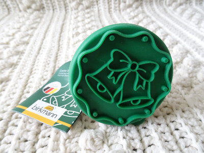 Birkmann RINGING BELLS Christmas Winter Cookie Stamp NWT