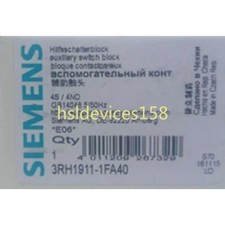 New One SIEMENS 3RH1911-1FA40 Auxiliary Contact 3RH19111FA40 Free Shipping