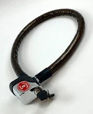 Lock Alarm Heavy Duty Armoured Cable Lock with Alarm 28 inch