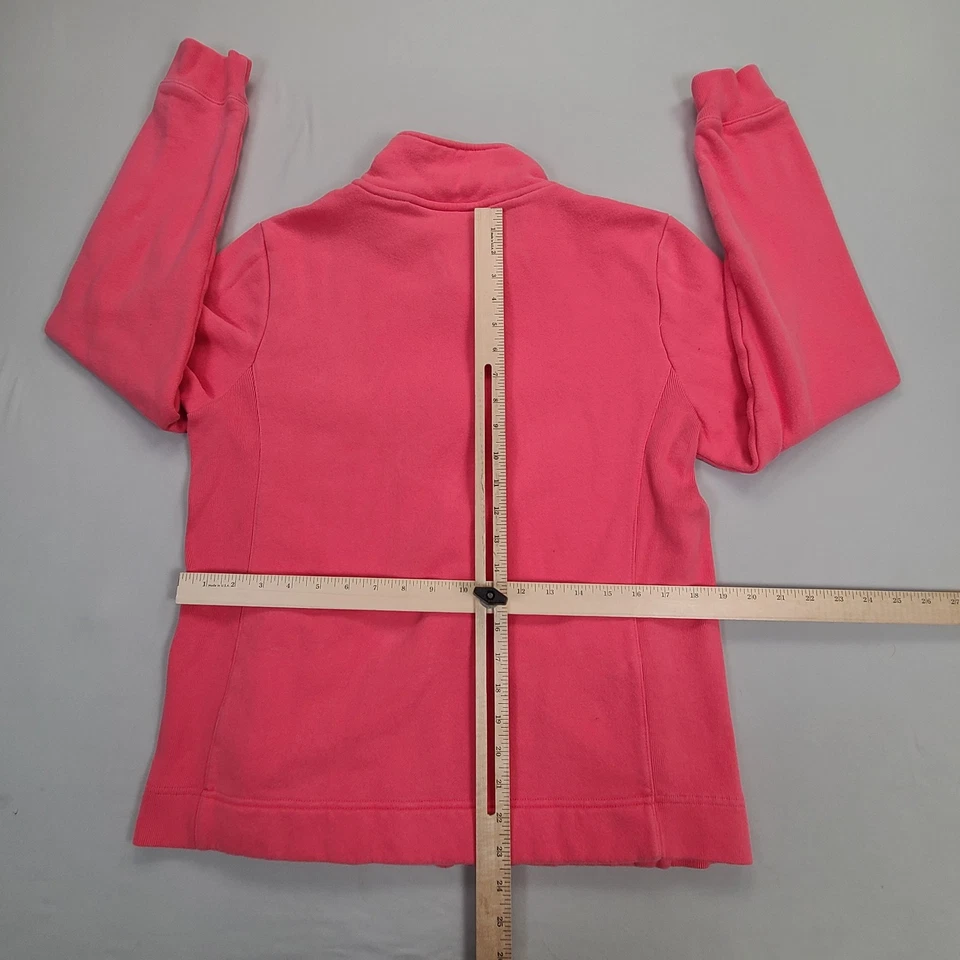Izod Jacket Womens Large Pink Fleece Full Zip Casual Outdoor Warm - Image 3 of 4