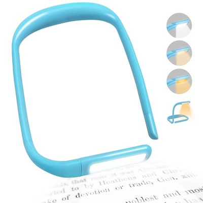 LED Neck Book Light Adjustable Brightness 3 Color Modes Portable Lamp 1 PCS