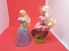 1994 McDonald's Barbie Bridesmaid Skipper 8  Barbie Locket Surprise Lot Of 2