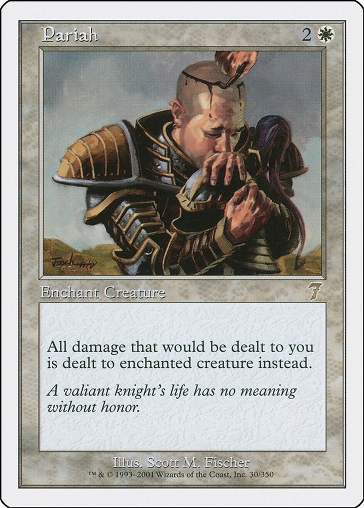 Pariah #30 *Foil* (MP) 7th Edition (7ED) MTG