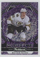 2023 Upper Deck Parkhurst Prominent Prospects Purple 84/99 Matthew Poitras 2zq