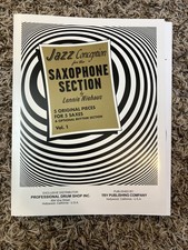 Jazz Conception for the Saxophone Section Volume 1 by Lennie Niehaus all parts