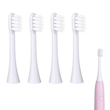 Toothbrush Replacement Heads Compatible with 1 Count Pack of 4 , White