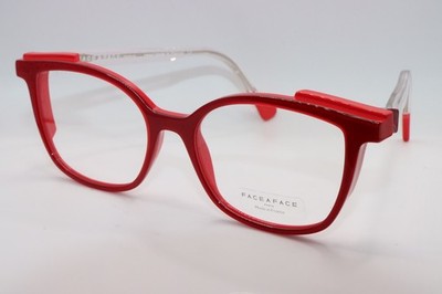 NEW FACE A FACE SHIFT 2 COL 2216 BP RED PINK  AUTHENTIC EYEGLASSES 53-17