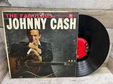Johnny Cash LP The Fabulous Johnny Cash Vinyl Record Columbia CL 1253