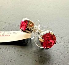 Mariana Everyday Post Earrings in "Rose" - Rhodium