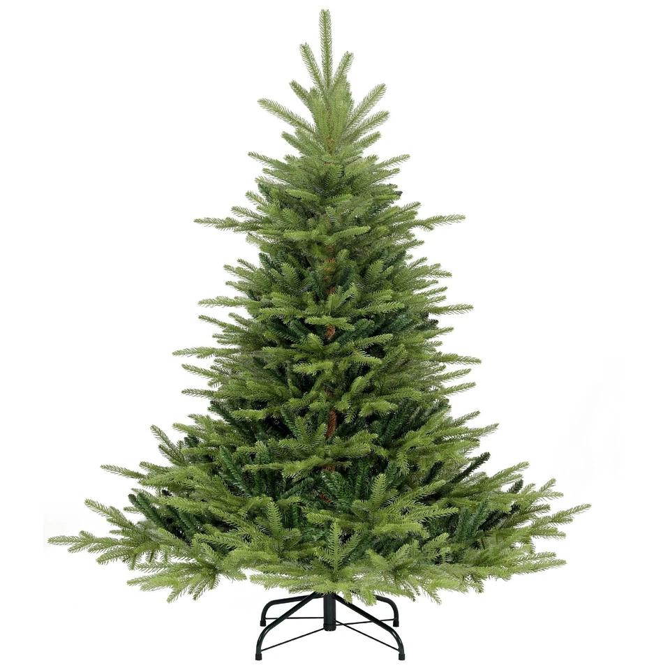 150 cm Künstlicher Weihnachtsbaum Fichte Tannenbaum aus PVC und PE Spritzguss - Bild 2 von 4
