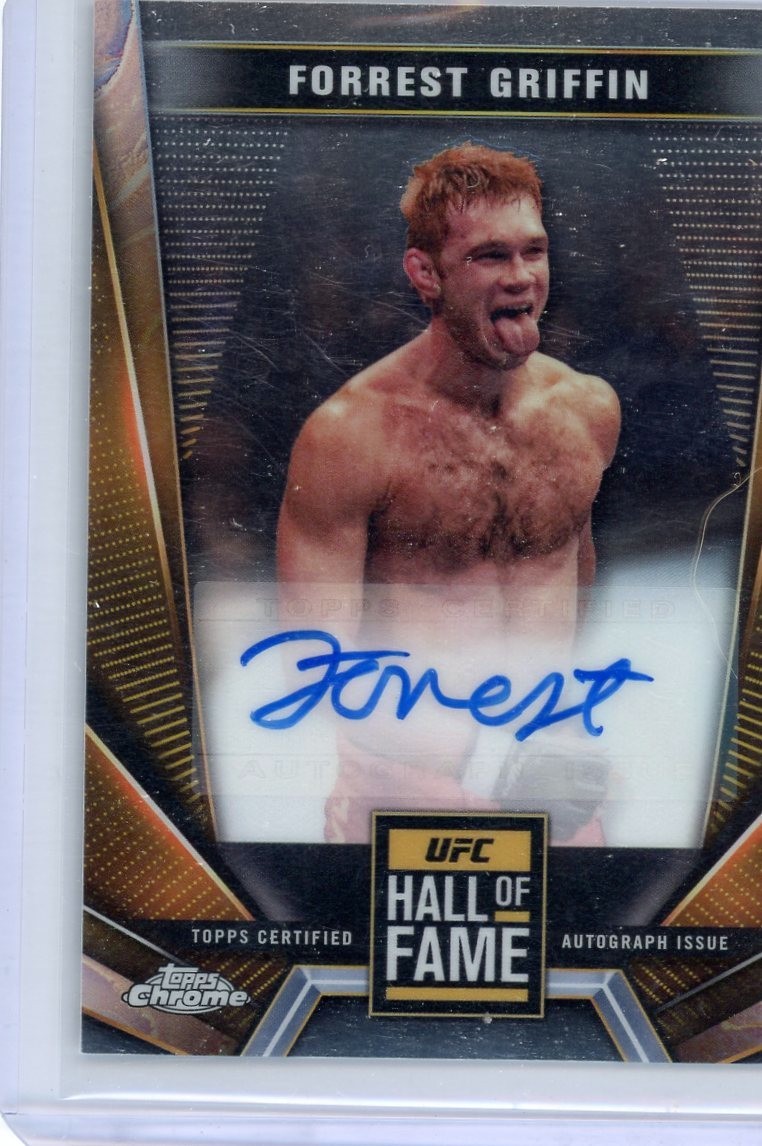 Forrest Griffin 2024 Topps Chrome UFC Hall of Fame Autograph HFA-FGR AUTO