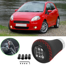 5 Gang Schalthebel Stick Schaltknauf mit 4 Adaptern Für Fiat Grande Punto 199