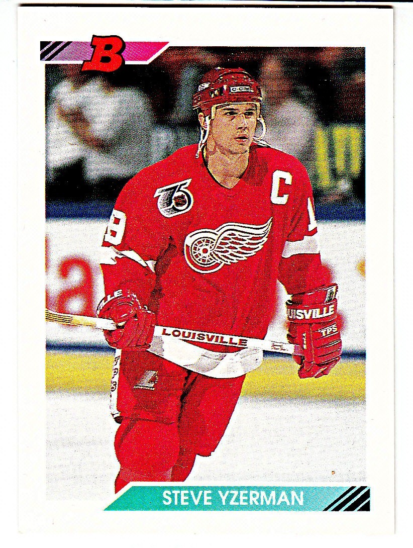 Steve Yzerman #103 Hockey Cards 1992 Bowman trading card — raw and PSA graded price guide