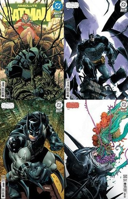 #ad ABSOLUTE BATMAN #17 4 COVER VARIANT BOOK SET PRESALE 2 11 26 $21.99