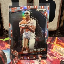 2025 Panini Prizm WNBA #146 Aneesah Morrow Logo Refractor SP Rookie RC Sun